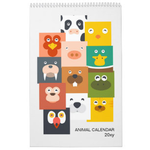 Calendrier animal enfants