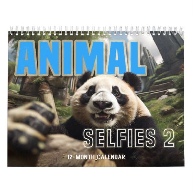 Calendrier Animal Selfies 2 Calendar (Protection)