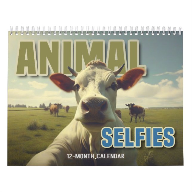 Calendrier Animal Selfies Calendar (Protection)