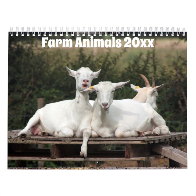 Calendrier Animaux adorables à la ferme (Protection)