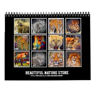 Calendrier Animaux Art Calendar (Type-D) カ レ ン ダ