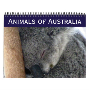 Calendrier animaux australiens 2025