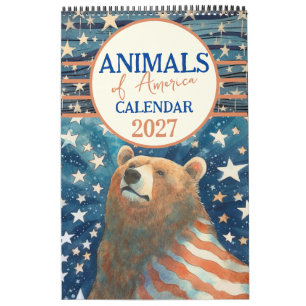 Calendrier Animaux d'Amérique 2026