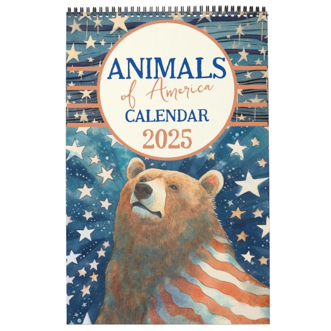 Calendrier Animaux d'Amérique 2026 (Protection)