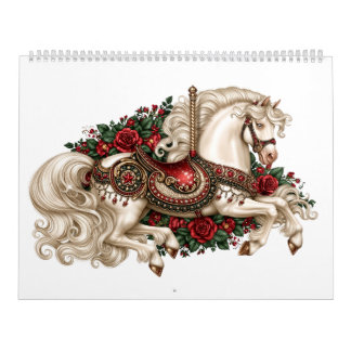 Calendrier Animaux de carrousel