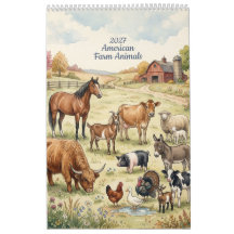Animaux de ferme américains - Page unique 2027