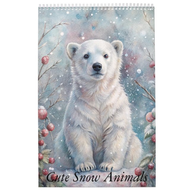 Calendrier Animaux de neige (Protection)