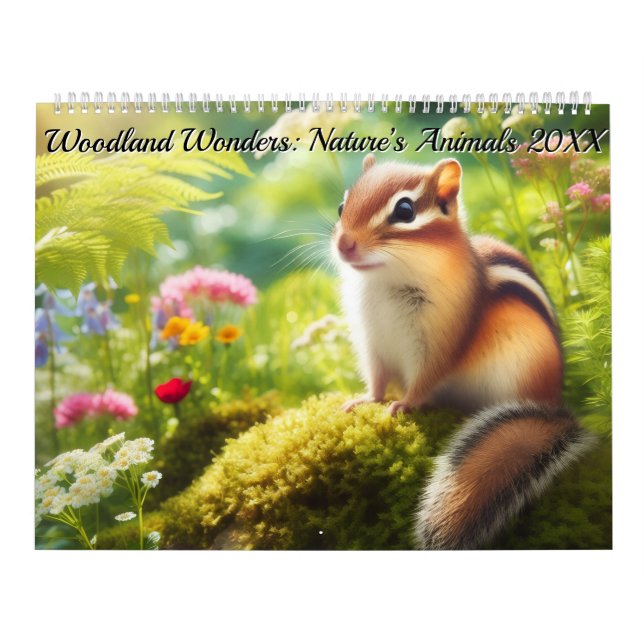 Calendrier Animaux des Bois  (Protection)
