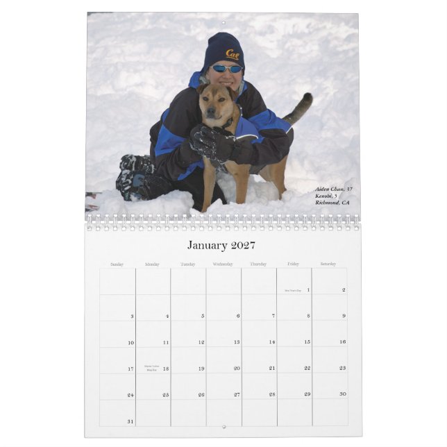 Calendrier Animaux familiers et leurs viragos, 2013 (Jan 2027)