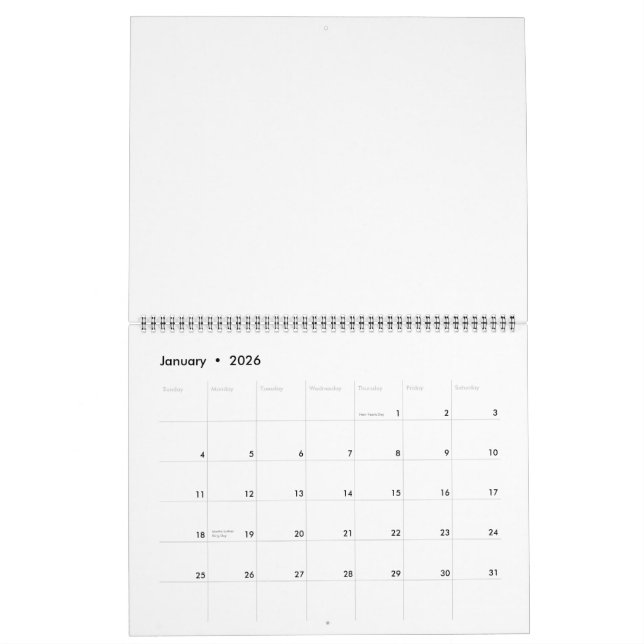 Calendrier Ankylosaurus Calnader (Jan 2026)