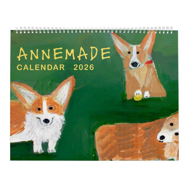 CALENDRIER ANNE MADE 2026 CALENDAR (Protection)