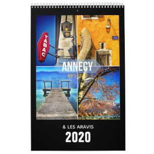 Calendrier Annecy et les Aravis, Haute-Savoie 2020
