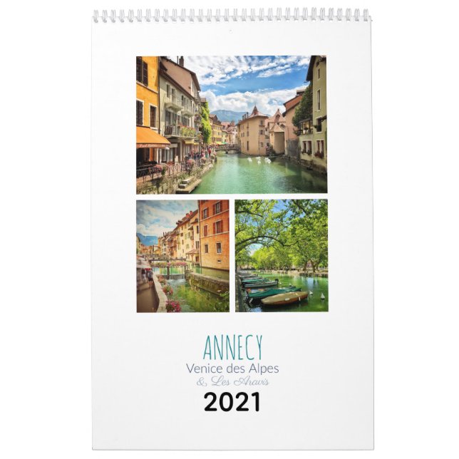 Calendrier Annecy et Les Aravis, Haute-Savoie 2021 (Protection)