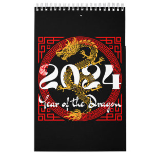 Calendrier Année du Dragon 2024 zodiaque chinois