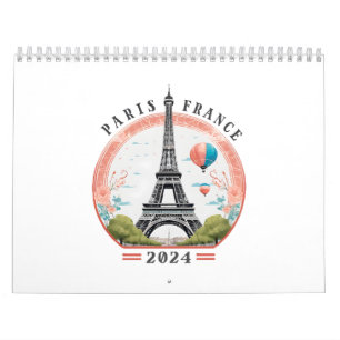 Calendrier Annuaires Paris France 2024, Paris France 2024