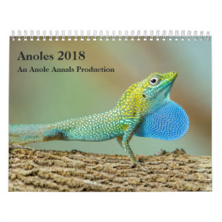 Calendrier Anoles 2018 - Une production d'annales d'Anole