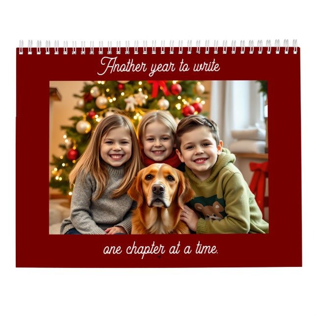 Calendrier Another Year to Write One Chapter at a Time  (Dos)