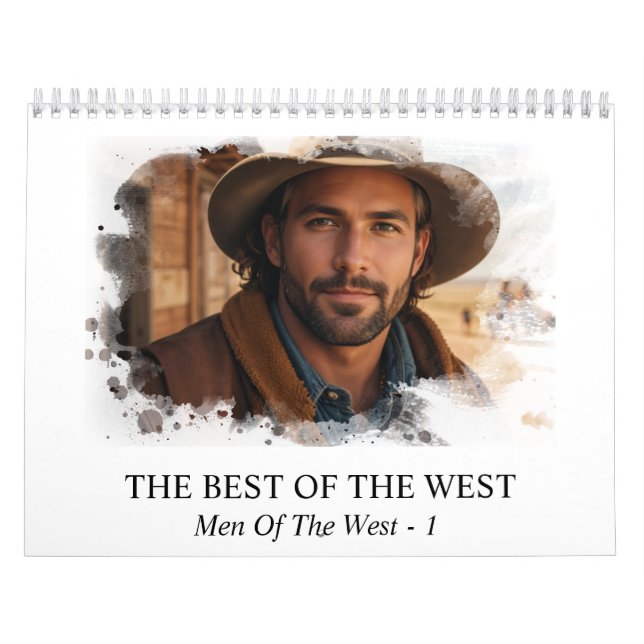Calendrier *~* AP59 Hommes Homme Wild West Cowboy 1 Calendrie (Protection)