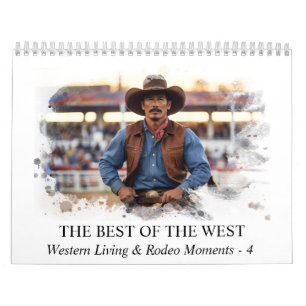 Calendrier *~* AP59 Wild West Cowboy Horse Rodeo 4