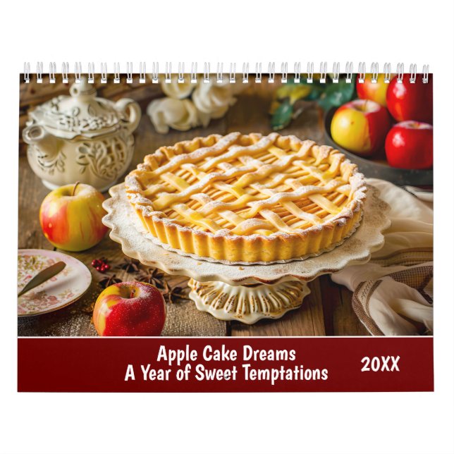 Calendrier Apple Cake Dreams – A Year of Sweet Temptations (Protection)