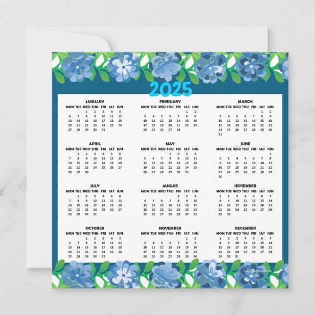 Calendrier Apple enseignant 2025 (Devant)