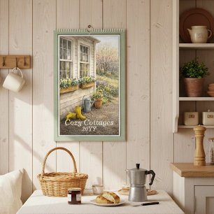 Calendrier aquarelle Cozy Cottages 2027
