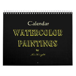 Calendrier Aquarelle Peintures de Nan's