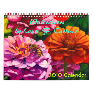 Calendrier Aquarelles de Laure F. Carlisle