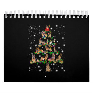 Calendrier Arbre De Noël Allemand Couvert D'Une Lampe De poch