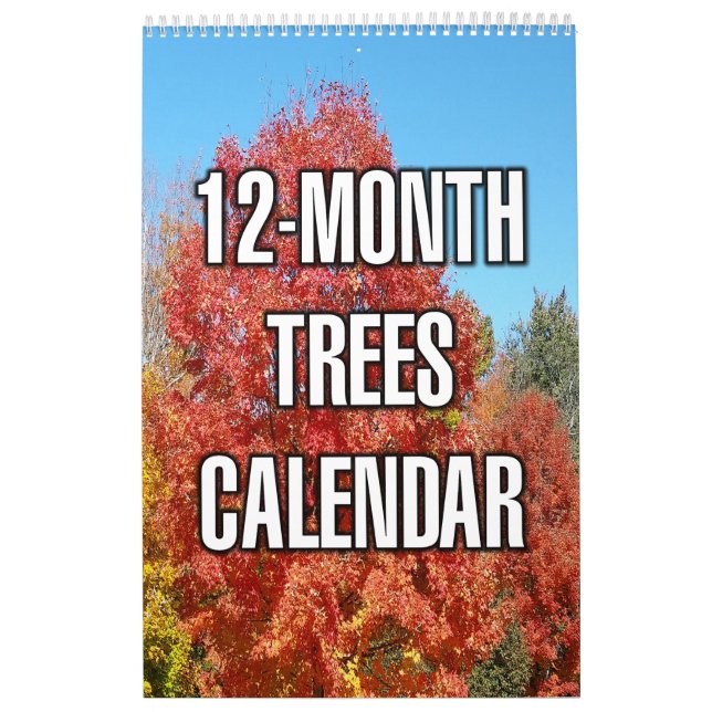 Calendrier Arbres de 12 mois (Protection)