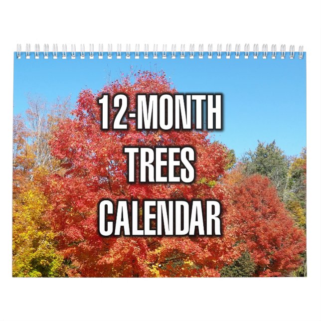 Calendrier Arbres de 12 mois (Protection)