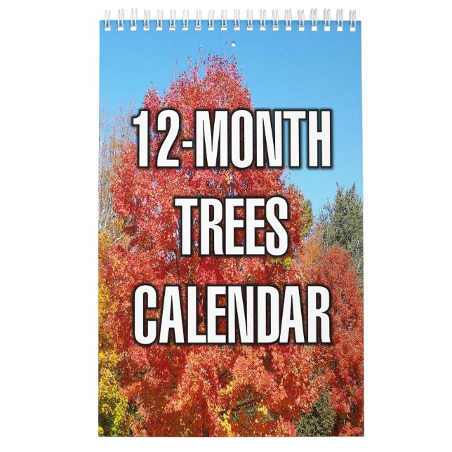 Calendrier Arbres de 12 mois (Protection)