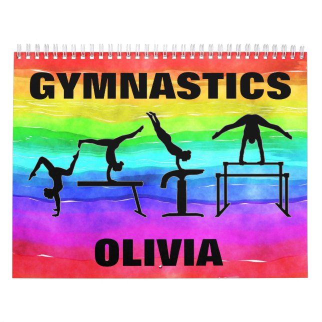 Calendrier arc-en-ciel Gymnastique (Protection)