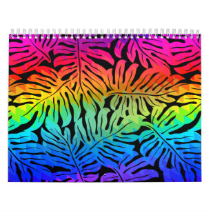 Calendrier Arc-en-ciel tropical
