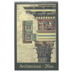 Calendrier Architecture antique de la Renaissance