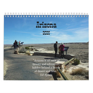 Calendrier Arizona Sud-Ouest du désert