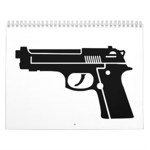 Calendrier Arme à feu noire