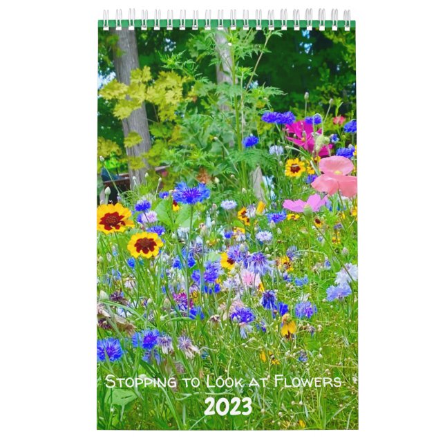 Calendrier Arrêter de regarder les fleurs en 2023 (Protection)