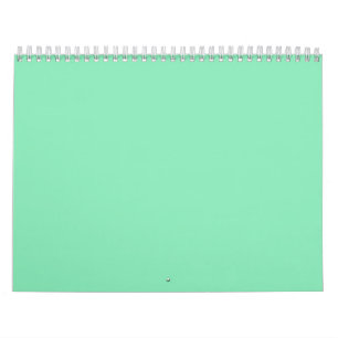 Calendrier Arrière - plans Pastel multicolores sur un calendr