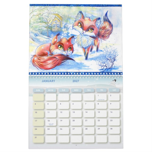 Calendrier Art 2012 d'Anime (Jan 2027)