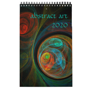 Calendrier Art Abstrait moderne 2020