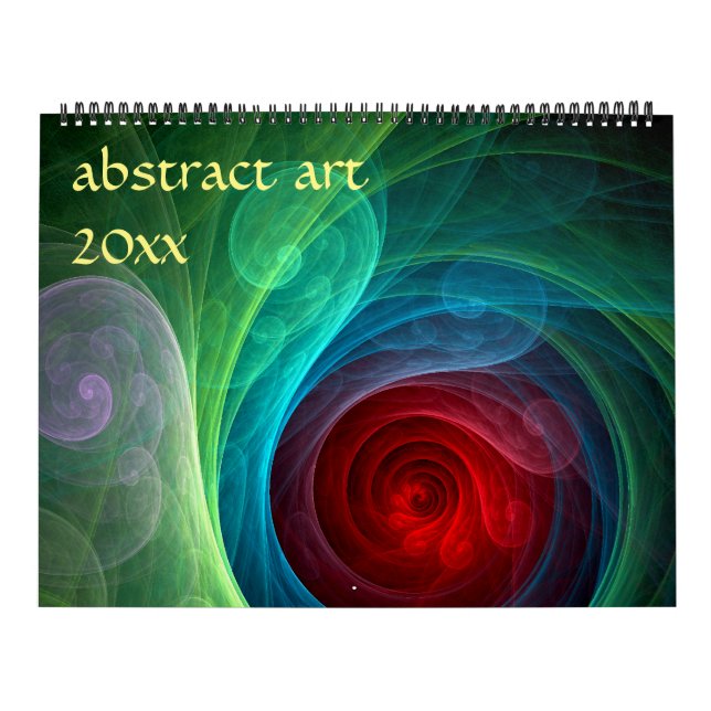 Calendrier Art Abstrait moderne 2025 (Protection)