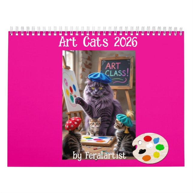 Calendrier Art Cats (Protection)