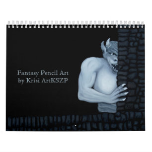 Calendrier Art crayon d'Imaginaire par Krisi ArtKSZP