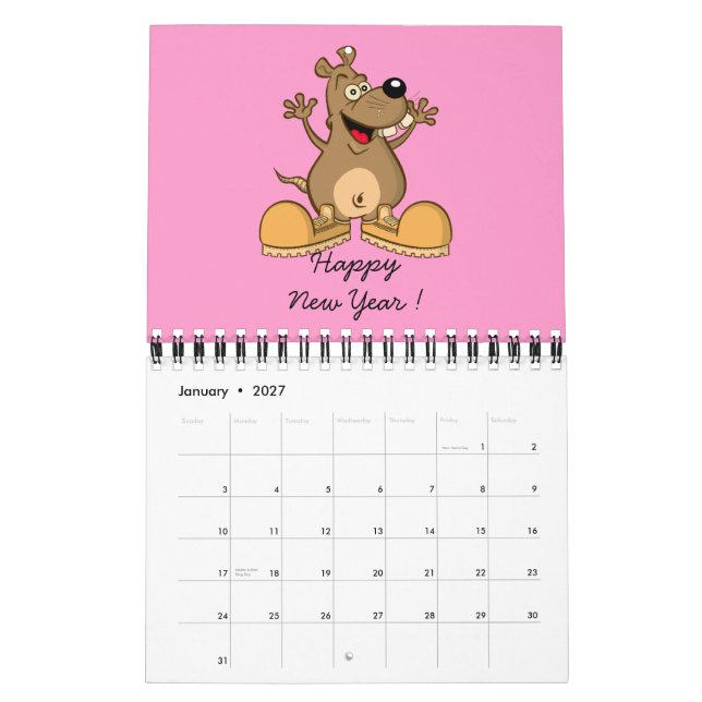 CALENDRIER "art de bande dessinée " (Jan 2027)