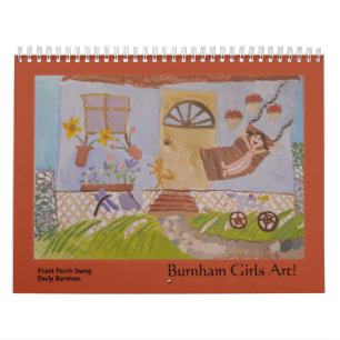 Calendrier Art de filles de Burnham !