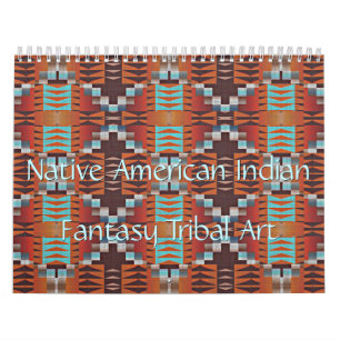 Calendrier Art de motif tribal amérindien 2027