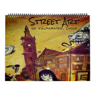 Calendrier art de rue de valparaíso 2027 grand format