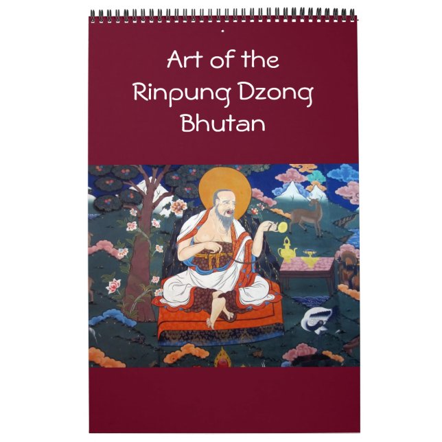 Calendrier art du paro dzong bhoutan (Protection)