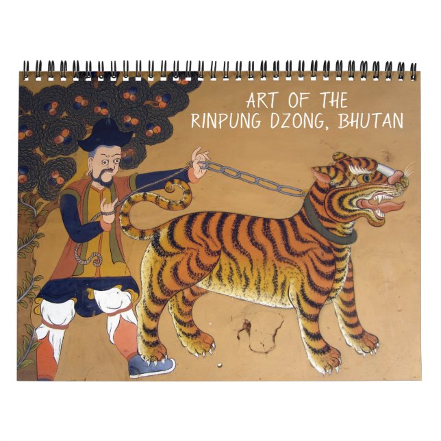 Calendrier art dzong du Bhoutan (Protection)